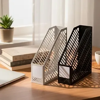 ??? Premium Metal Magazine Holder ? Stylish Storage for Every Space