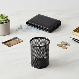 DG-802 Metal Pen Stand | Premium Mesh Desk Organizer | Durable & Stylish Office