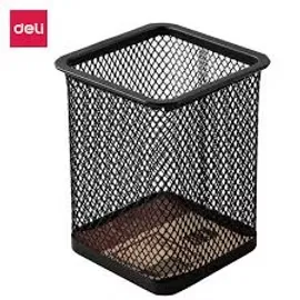 Deli E9174 Pen Stand Mesh Square | Durable Design