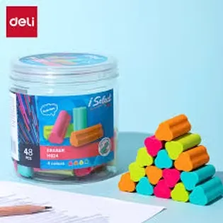 Deli Eh324 I Select Eraser Jar48Pcs | High Performance