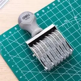 Deli Em75310 Plastic Numbering Machine 8Digit | Everyday Essential