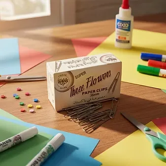 Gem Clip 36MM Three Flower Super | Premium Quality | 10 Packs in a Box | Strong