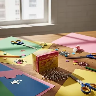 Gem Clip 52MM Three Flowers VIP | Premium Quality Silver Paper Clips