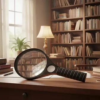 Magnifying Glass | Premium Quality | Three Flowers TF-9091