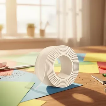 Nano Double-Sided Tape | Transparent Reusable Adhesive Tape | Strong Grip & Wash