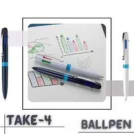 Premium Take 4 Blue Writing Instrument