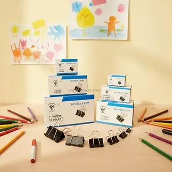 Stationery Set | Consists of 4 sections (Rubber Band, Binder Clip, Gem Clip and