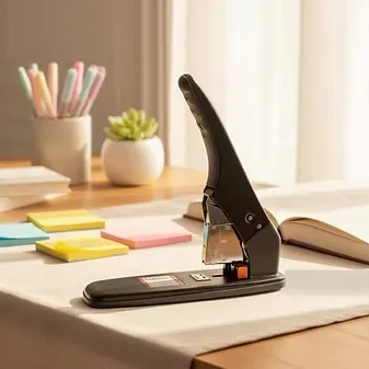 TF-0096 Heavy Duty Stapler | 65% Power Saving | Three Flowers Premium Quality