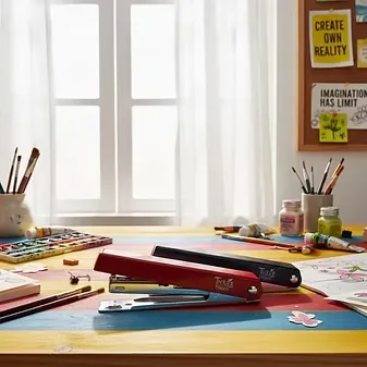 TF-0211 Stapler | Three Flowers Premium Quality | Durable & Smooth Stapling