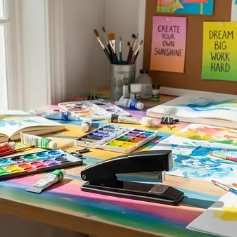 TF-0315 Stapler 24/6 | Three Flowers Premium Quality | Durable & Smooth Stapling