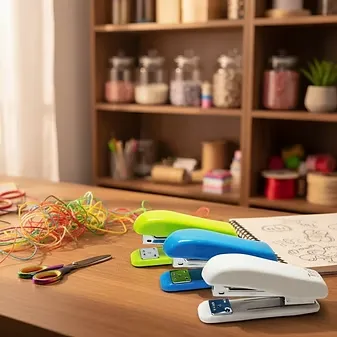 TF-0340 Stapler 24/6 | Three Flowers Premium Quality | Durable & Smooth Stapling