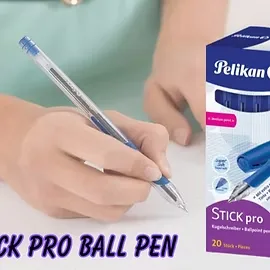 Premium Stick Pro Ball Pen Writing Instrument (Black)