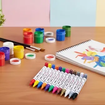 ?? Overseas Paint Marker Pen Set | Permanent Metallic & Color Markers