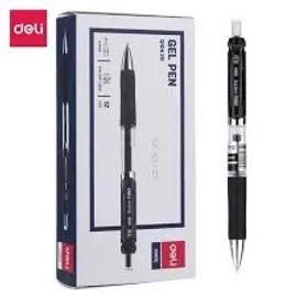 Deli Gel Pen 0.5 Eq-10420 | Professional Use (Black)
