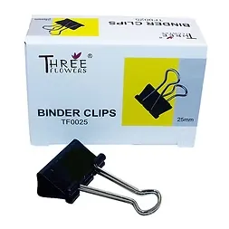 Binder Clip / Paper Clips (10 Pcs In a Box) | Streamline Your workspace (TF-0015 15MM)