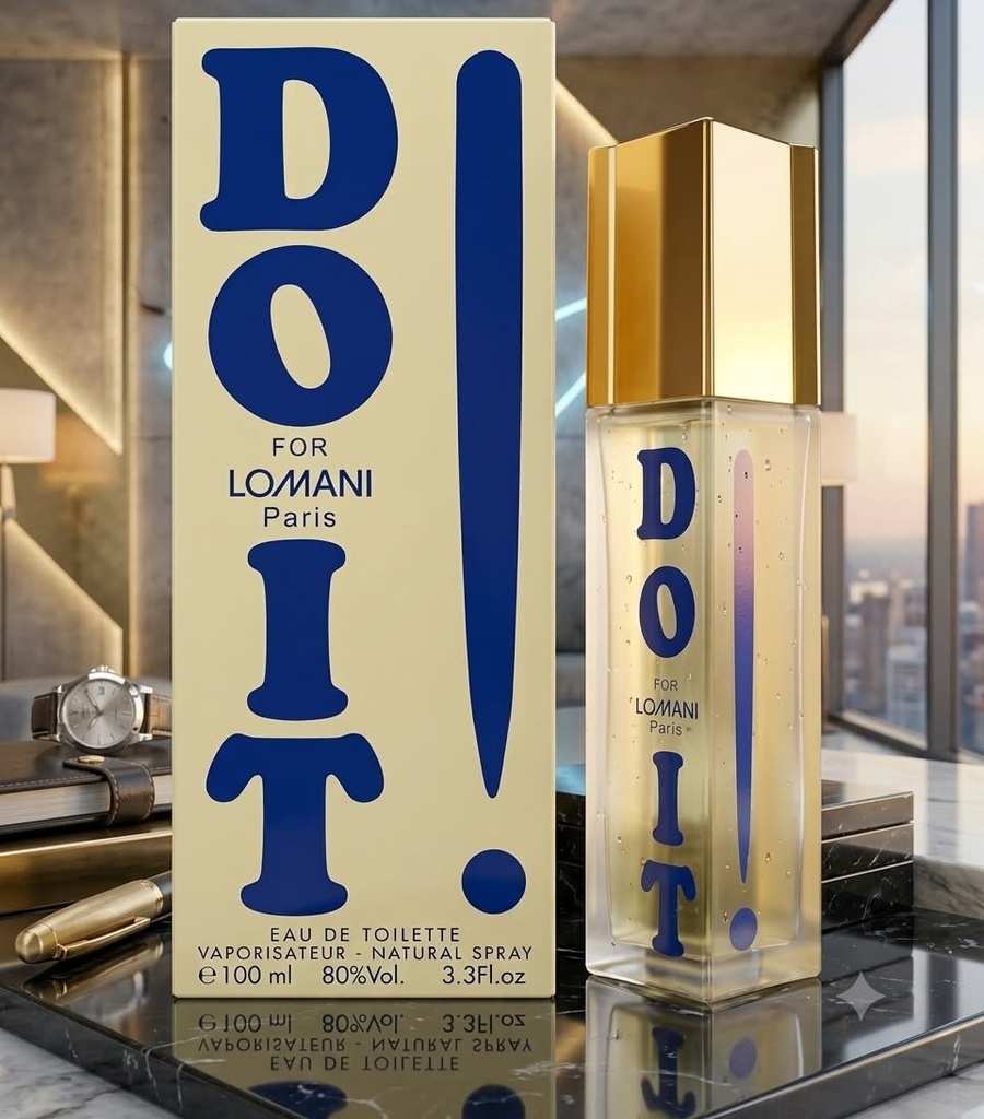 Lomani Do It! Eau de Toilette for Men (100ml) – Bold and Energetic Fragrance