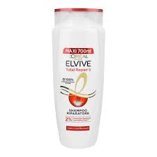 L'Oréal Paris Elvive Total Repair 5 Shampoo - 700ml | Repairing Shampoo for Damaged Hair with Keratin XS | Maxi Size