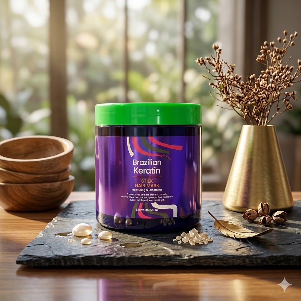 Natureza Cosmetics BTOX Hair Mask - 1000ml | Smoothing & Repairing Carrot Treatment for Silky, Frizz-Free Hair