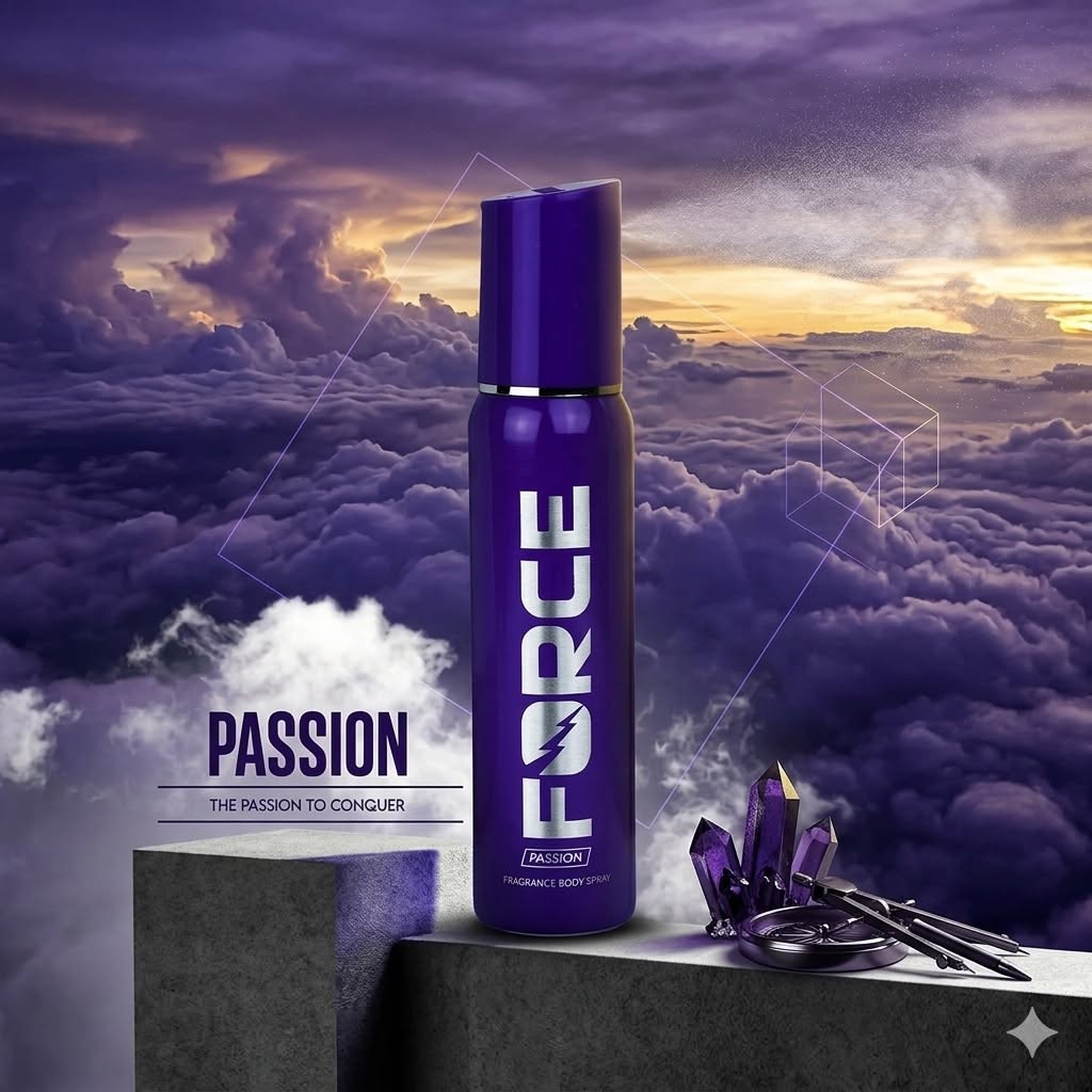 Force Passion Fragrance Body Spray for Men – 120ml Long-Lasting Deodorant