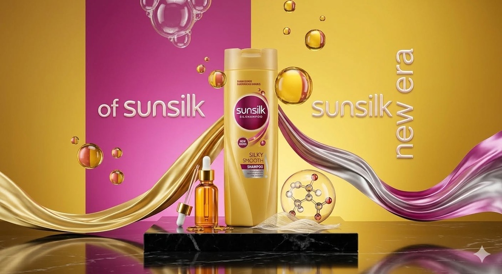 Sunsilk Silky Smooth Shampoo – 3% Amino-Silk Complex for Ultimate Silk Touch Hair