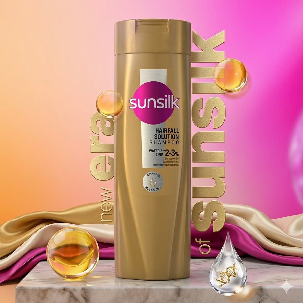 Sunsilk Hairfall Solution Shampoo – 2-3% Complex with Silk Peptide for Stronger, Fuller Hair