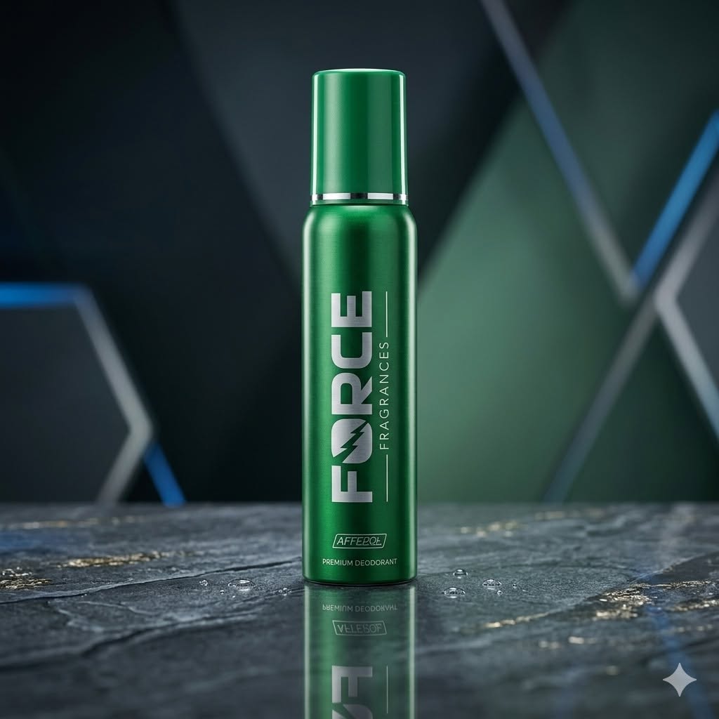 FORCE Fragrances Premium Deodorant Spray – High-End, Intense Freshness & Long-Lasting Masculine Body Protection